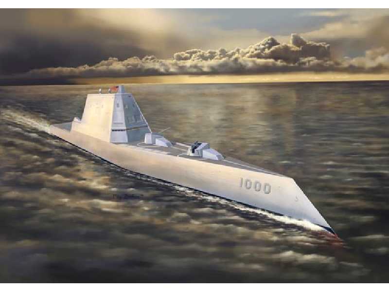 U.S.S. DDG-1000 niszczyciel klasy Zumwalt - Black Label - zdjęcie 1 U.S.S. DDG-1000 niszczyciel klasy Zumwalt - Black Label - zdjęcie 1
