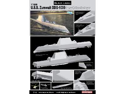 U.S.S. DDG-1000 niszczyciel klasy Zumwalt - Black Label - zdjęcie 2