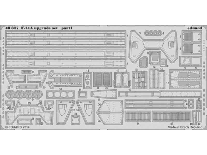 F-14A upgrade set 1/48 - Eduard - zdjęcie 1 F-14A upgrade set 1/48 - Eduard - zdjęcie 1