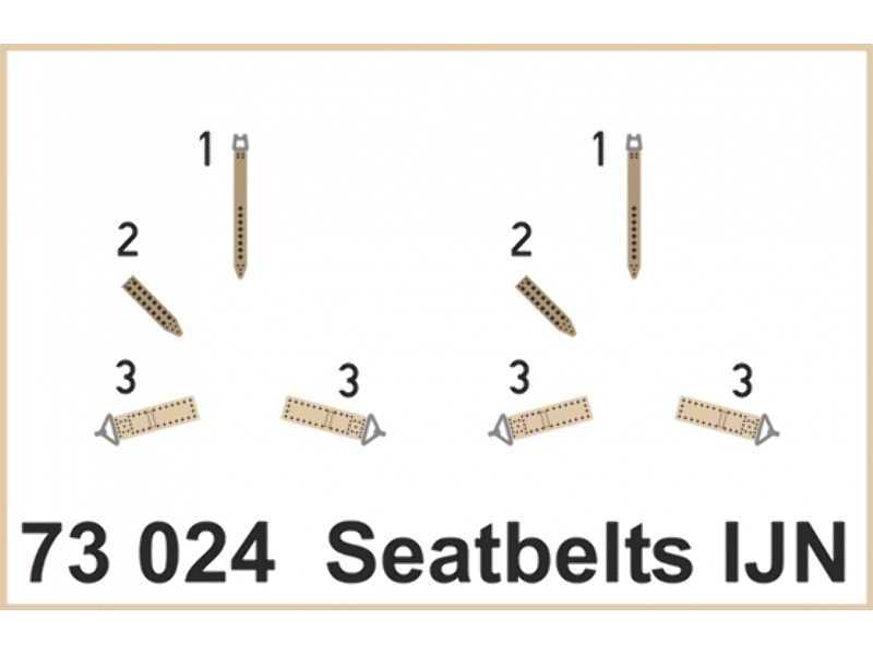 Seatbelts IJN SUPER FABRIC 1/72 - zdjęcie 1 Seatbelts IJN SUPER FABRIC 1/72 - zdjęcie 1