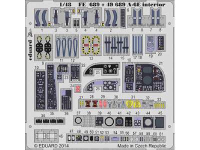 A-6E interior S. A. 1/48 - Hobby Boss - zdjęcie 1