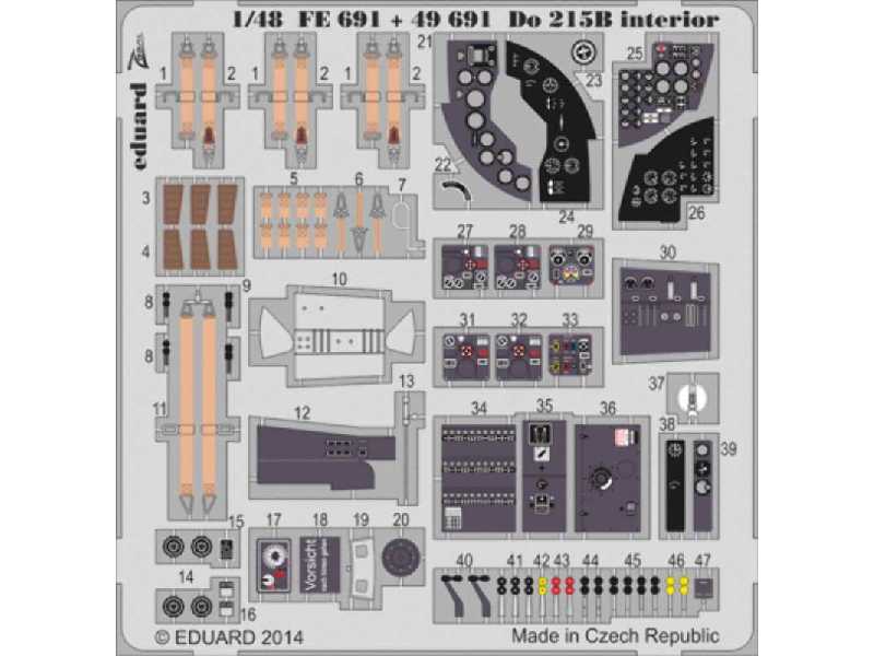 Do 215B interior S. A. 1/48 - Icm - zdjęcie 1