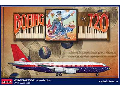 Boeing 720 N7201U, Elton John USA tour, 1974 - zdjęcie 1