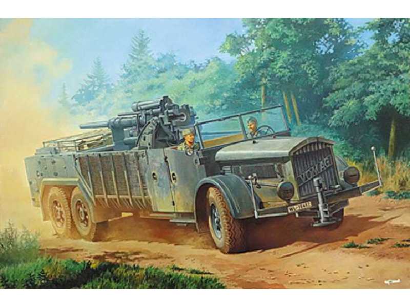 Selbstfahrlafette auf Fahrgestell VOMAG 7 or 660 mit 8,8 cm Flak - zdjęcie 1 Selbstfahrlafette auf Fahrgestell VOMAG 7 or 660 mit 8,8 cm Flak - zdjęcie 1