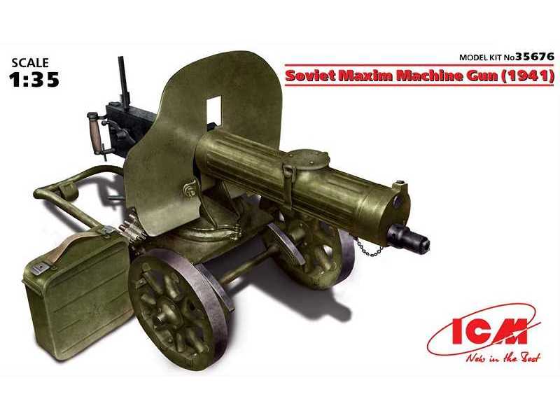 Maxim - radziecki karabin maszynowy - 1941 - zdjęcie 1 Maxim - radziecki karabin maszynowy - 1941 - zdjęcie 1
