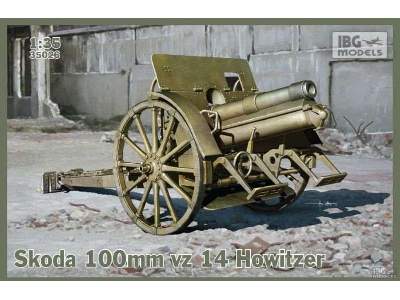 Haubica Skoda 100 mm vz14 - zdjęcie 1