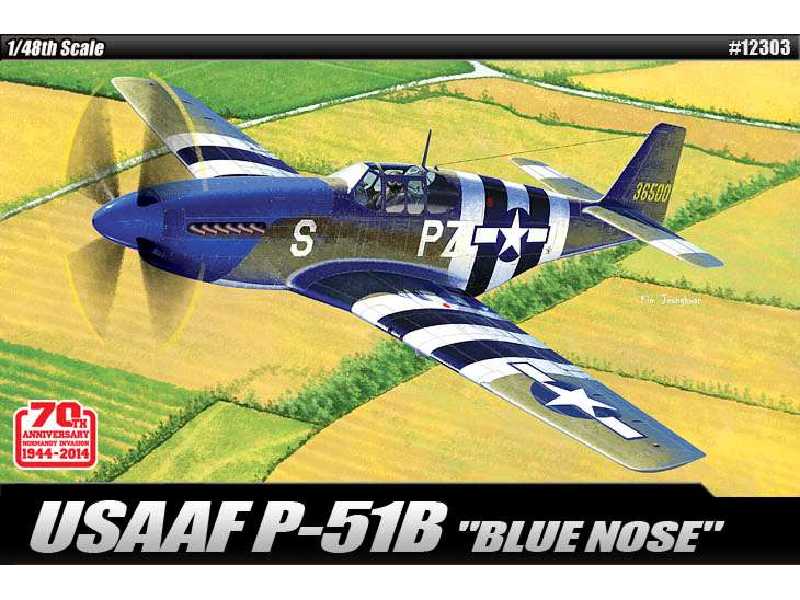 USAAF P-51B Blue Nose - zdjęcie 1 USAAF P-51B Blue Nose - zdjęcie 1