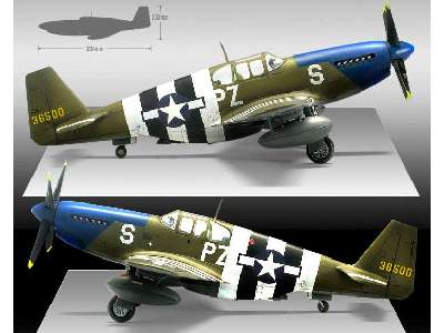 USAAF P-51B Blue Nose - zdjęcie 4
