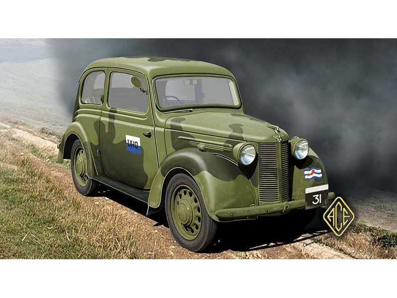Forlite Saloon 8HP mod. 1939 - brytyjski samochód sztabowy - zdjęcie 1 Forlite Saloon 8HP mod. 1939 - brytyjski samochód sztabowy - zdjęcie 1