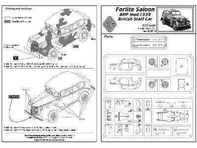 Forlite Saloon 8HP mod. 1939 - brytyjski samochód sztabowy - zdjęcie 6