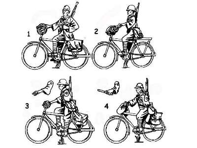 Japońska piechota na rowerach - II W.Ś. - zdjęcie 2