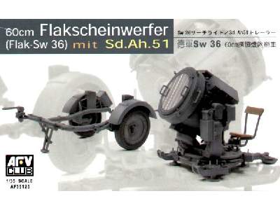 60 cm Flakscheinwerfer (Flak-Sw 36) mit Sd.Ah.51 - zdjęcie 1
