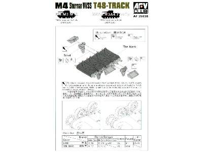 Gąsienice plastikowe - M4 Sherman / M3 Lee tank VVSS   - zdjęcie 2