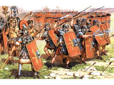 Figurki - Rzymscy legioniści I w. p.n.e. - II w. n.e. - zdjęcie 1