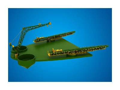 USS Missouri part 3 - crane and catapults 1/200 - Trumpeter - zdjęcie 3