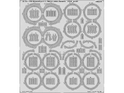USS Missouri part 5 - Bofors ammo holders 1/200 - Trumpeter - zdjęcie 3