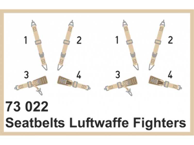 Seatbelts Luftwaffe fighters SUPER FABRIC 1/72 - zdjęcie 1