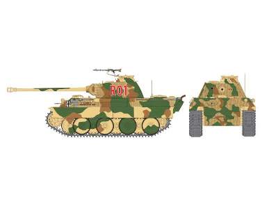 Sd. Kfz. 171 Panther Ausf. A z farbami i klejem - zdjęcie 4