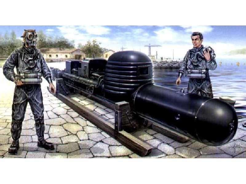 SLC Maiale Mained Torpedo Model - zdjęcie 1 SLC Maiale Mained Torpedo Model - zdjęcie 1