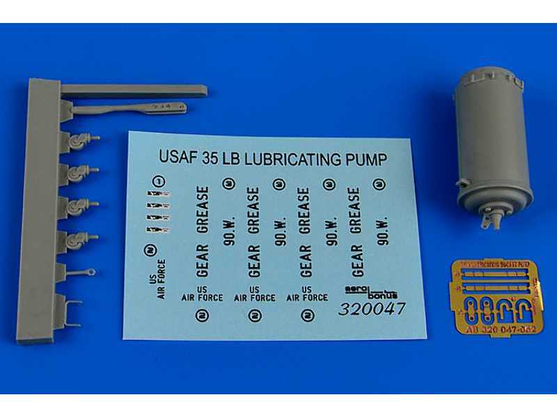 35Lb. lubricating bucket pump USAF - zdjęcie 1 35Lb. lubricating bucket pump USAF - zdjęcie 1