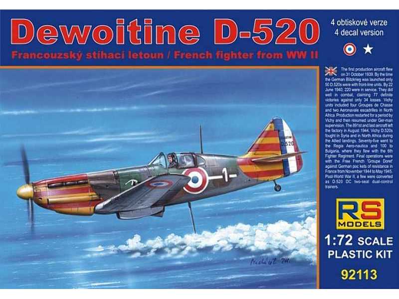 Dewoitine D-520 Vichy - zdjęcie 1 Dewoitine D-520 Vichy - zdjęcie 1