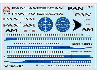 Boeing 707 American medium-haul airliner, Pan American - zdjęcie 2