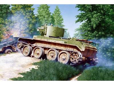 BT-7Ŕ Russian artillery light tank with KT-28 76.2 mm gun - zdjęcie 7