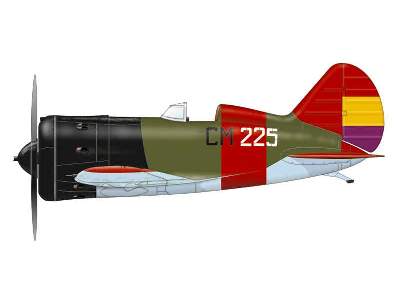 Polikarpov I-16 Type 10 Super Mosca the Spanish Republican Air F - zdjęcie 4