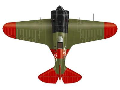 Polikarpov I-16 Type 10 Super Mosca the Spanish Republican Air F - zdjęcie 5