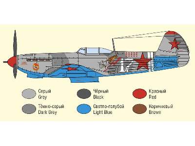 Yakovlev Yak-9T Russian fighter. Ace Ivan Stepanenko - zdjęcie 3