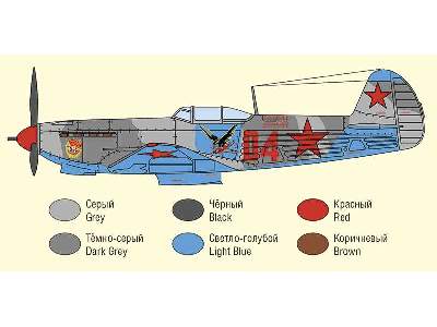 Yakovlev Yak-9T Russian fighter. Ace Ivan Stepanenko - zdjęcie 4