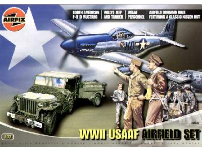Zestaw Lotnisko Polowe USAAF - diorama - zdjęcie 1