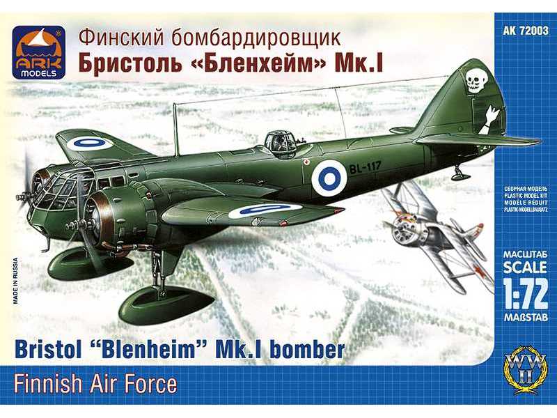 Bristol Blenheim Mk.I British light bomber, the Finnish Air Forc - zdjęcie 1 Bristol Blenheim Mk.I British light bomber, the Finnish Air Forc - zdjęcie 1