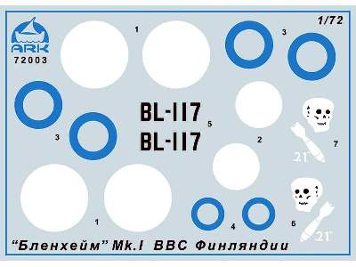 Bristol Blenheim Mk.I British light bomber, the Finnish Air Forc - zdjęcie 2