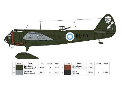 Bristol Blenheim Mk.I British light bomber, the Finnish Air Forc - zdjęcie 4