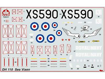 de Havilland DH.110 Sea Vixen FAW.2 British carrier-borne all-we - zdjęcie 2