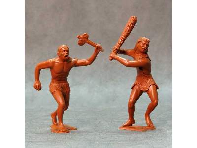 Cavemen, set of two figures #1 (15 cm) - zdjęcie 1