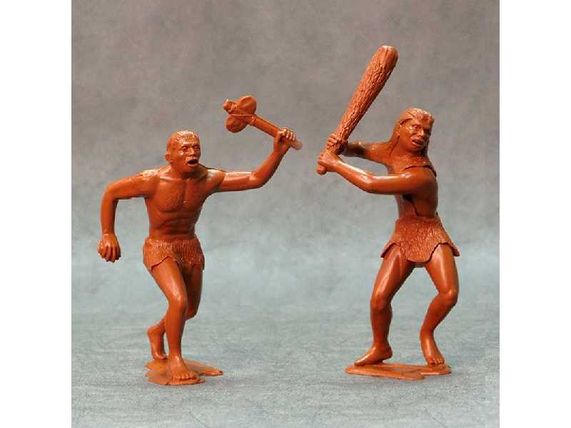 Cavemen, set of two figures #1 (15 cm) - zdjęcie 1