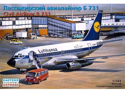 Boeing 737-100 American short-haul airliner, Lufthansa - zdjęcie 1