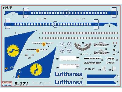 Boeing 737-100 American short-haul airliner, Lufthansa - zdjęcie 2