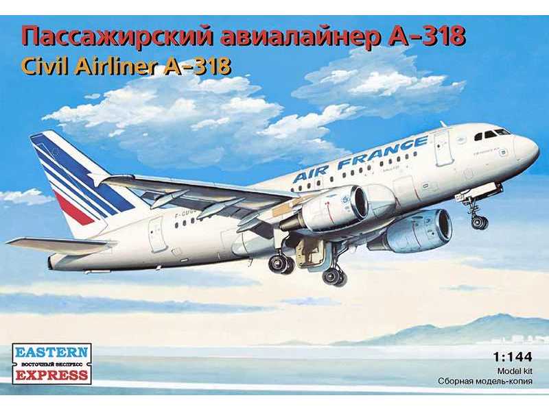 Airbus A318 European short / medium-haul airliner, Air France - zdjęcie 1 Airbus A318 European short / medium-haul airliner, Air France - zdjęcie 1