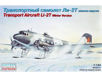 Lisunov Li-2T Russian transport aircraft, winter version - zdjęcie 1