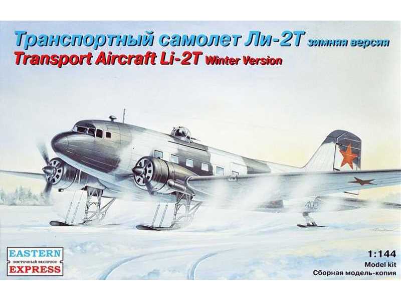 Lisunov Li-2T Russian transport aircraft, winter version - zdjęcie 1 Lisunov Li-2T Russian transport aircraft, winter version - zdjęcie 1