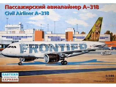 Airbus A318 European short / medium-haul airliner, Frontier Airl - zdjęcie 1