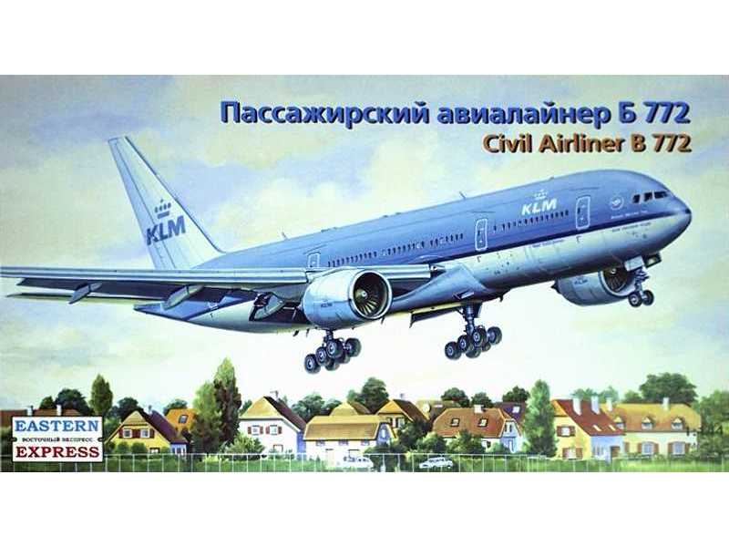 Boeing 777-200ER American long-haul airliner, KLM - zdjęcie 1 Boeing 777-200ER American long-haul airliner, KLM - zdjęcie 1