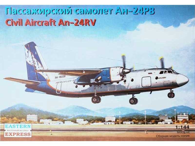 Antonov An-24RV Russian short / medium-haul passenger aircraft, - zdjęcie 1 Antonov An-24RV Russian short / medium-haul passenger aircraft, - zdjęcie 1