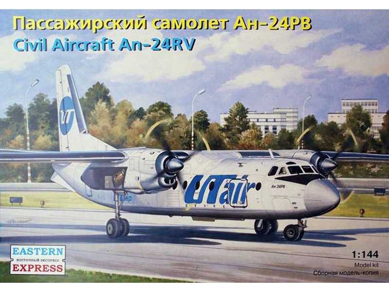 Antonov An-24RV Russian short / medium-haul passenger aircraft, - zdjęcie 1 Antonov An-24RV Russian short / medium-haul passenger aircraft, - zdjęcie 1