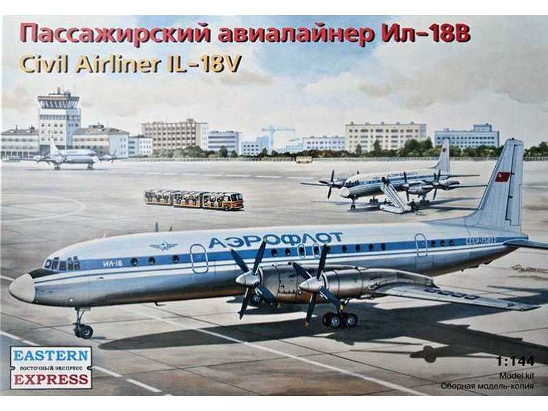 Ilyushin Il-18V Russian medium-haul airliner, Aeroflot / Czechos - zdjęcie 1 Ilyushin Il-18V Russian medium-haul airliner, Aeroflot / Czechos - zdjęcie 1