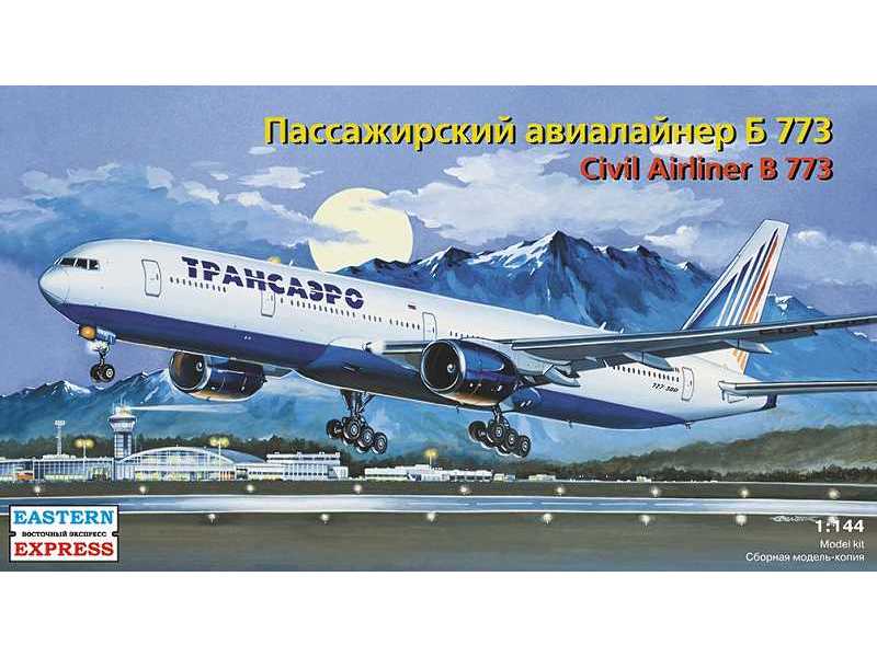 Boeing 777-300 American long-haul airliner, Transaero - zdjęcie 1 Boeing 777-300 American long-haul airliner, Transaero - zdjęcie 1