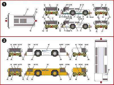 Airport service set #4 (tow tractors) - zdjęcie 3